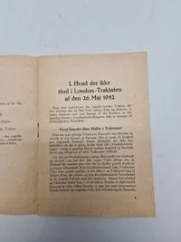 Original pjece - ANTI- EUROPA- PAGTEN
BEMÆRKNINGER I ANLEDNING AF PAGTEN MELLEM ENGLAND OG SOVJETRUSLAND DEN 26.5.1942
PEDER NIELSEN