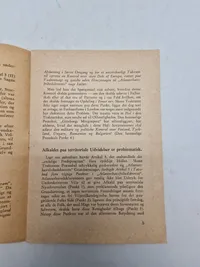 Original pjece - ANTI- EUROPA- PAGTEN
BEMÆRKNINGER I ANLEDNING AF PAGTEN MELLEM ENGLAND OG SOVJETRUSLAND DEN 26.5.1942
PEDER NIELSEN