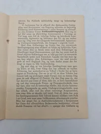 Originalt manuskript til en tale holdt af partifører Frits Clausen i K.B. Hallen i København søndag den 26. april 1942.