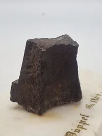 Sjælden Tysk marmor plade med granatsplint og teksten “Düppel 18/4 1864” med rest af historie bagpå