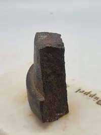 Sjælden Tysk marmor plade med granatsplint og teksten “Düppel 18/4 1864” med rest af historie bagpå
