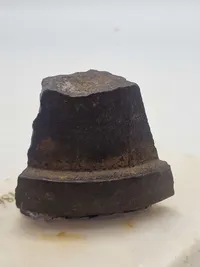 Sjælden Tysk marmor plade med granatsplint og teksten “Düppel 18/4 1864” med rest af historie bagpå