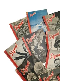 Stor samling originale signalblade på dansk - ww2