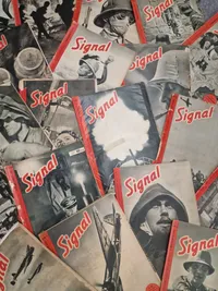 Stor samling originale signalblade på dansk - ww2