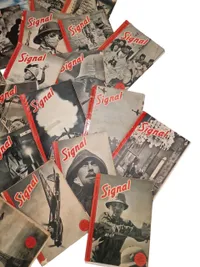 Stor samling originale signalblade på dansk - ww2