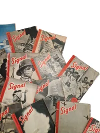 Stor samling originale signalblade på dansk - ww2