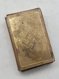 Ekstremt sjælden original DNSAP tændstiksæske holder