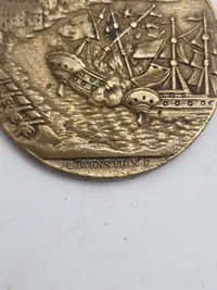 Sjælden original token fra Første Slesvigske Krig, nemlig Slaget ved Egernførde den 5. april 1849.