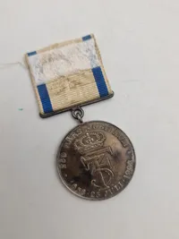 Original medalje til erindring om den kongelige livgarde, sølv