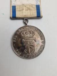 Original medalje til erindring om den kongelige livgarde, sølv