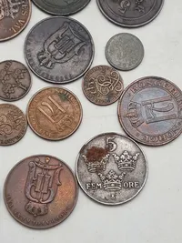 Samling svenske mønter