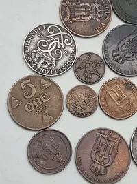 Samling svenske mønter