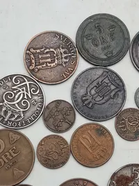 Samling svenske mønter