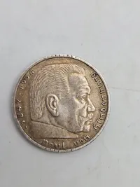 Originale tyske Reichmark mønter af sølv