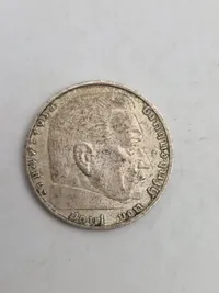 Originale tyske Reichmark mønter af sølv