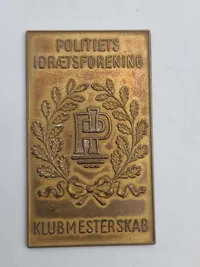 Originalt lot fra politiets idræts forbund