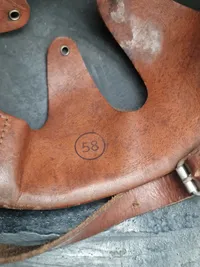 Original M/41 hjelm, med M/23 mærke - anvendt i filmen “9.april”