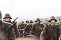Original M/41 hjelm, med M/23 mærke - anvendt i filmen “9.april”