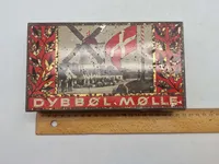 Blikdåse med motiv af Dybbøl Mølle
