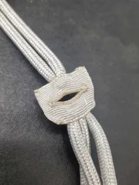 Original tysk adjudant snor  med æske