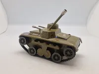 Joustra (Frankrig) 700 "Tchad" tank af blik med urværk.