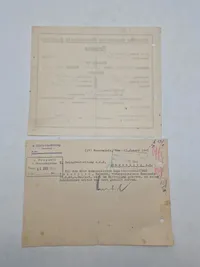 Originale tyske ww2 dokumenter, bl.a. Kriegsmarine