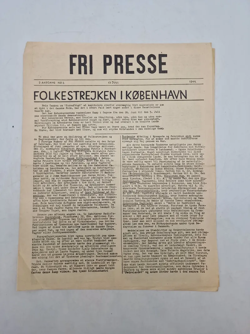 Originalt dansk illegalt blad
