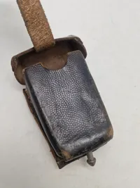 Original skåret K98 patron taske, anvendt af den danske modstandsbevægelse