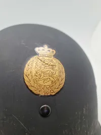 Original hjelm fra det danske politi