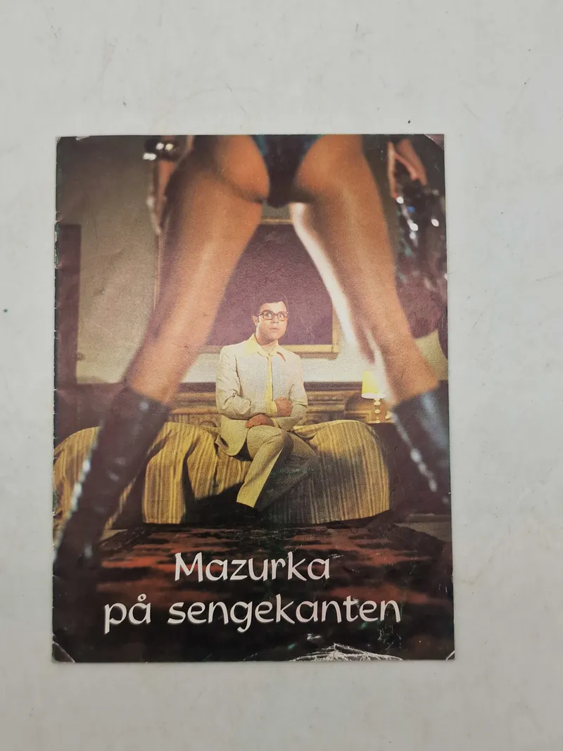 Filmflyer fra Mazurka på sengekanten - sjælden