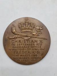 Christian X Frederik IX medalje