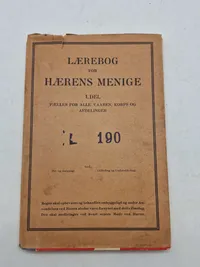 Original lærebog for hærens menige
