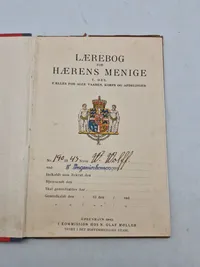 Original lærebog for hærens menige