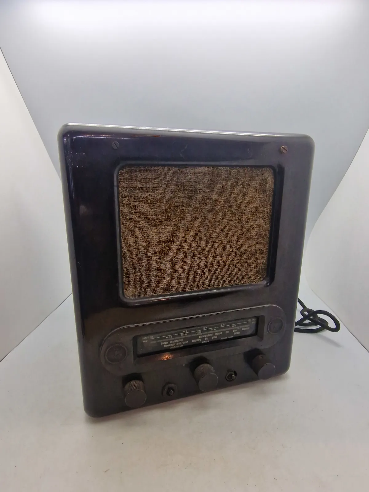 Original tysk Volksempfanger VE 301 fra ww2