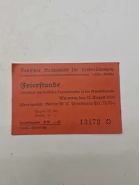 Originalt Olympiade lot 1936