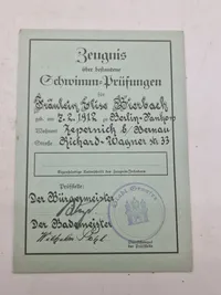 Originalt Olympiade lot 1936