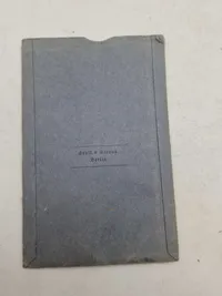 Original WW1 soldaterbog sønderjyde