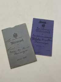 Original WW1 soldaterbog sønderjyde