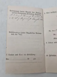 Original WW1 soldaterbog sønderjyde