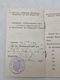Original WW1 soldaterbog sønderjyde