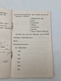 Original WW1 soldaterbog sønderjyde