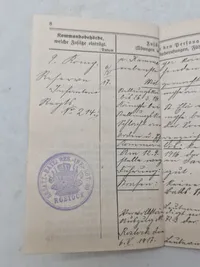 Original WW1 soldaterbog sønderjyde