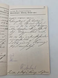 Original WW1 soldaterbog sønderjyde