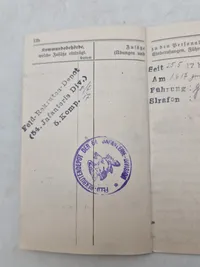 Original WW1 soldaterbog sønderjyde