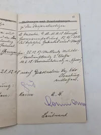 Original WW1 soldaterbog sønderjyde