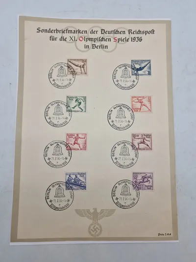 Original olympiaden 1936 frimærker