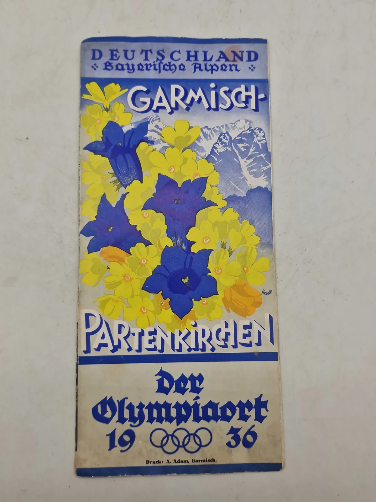 Original Olympaden 1936 program