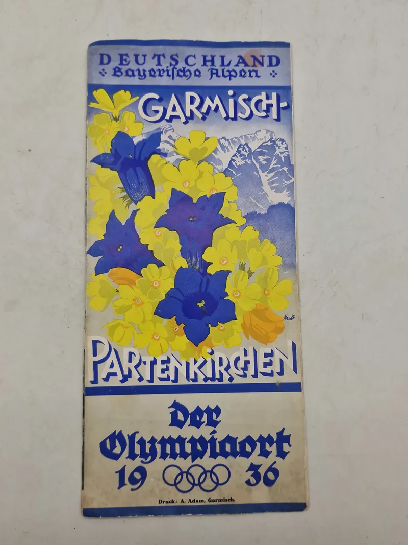 Original Olympaden 1936 program