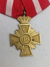 Originalt 16 år i hæren Christian 9
