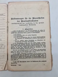 Original WW1 soldaterbog sønderjyde